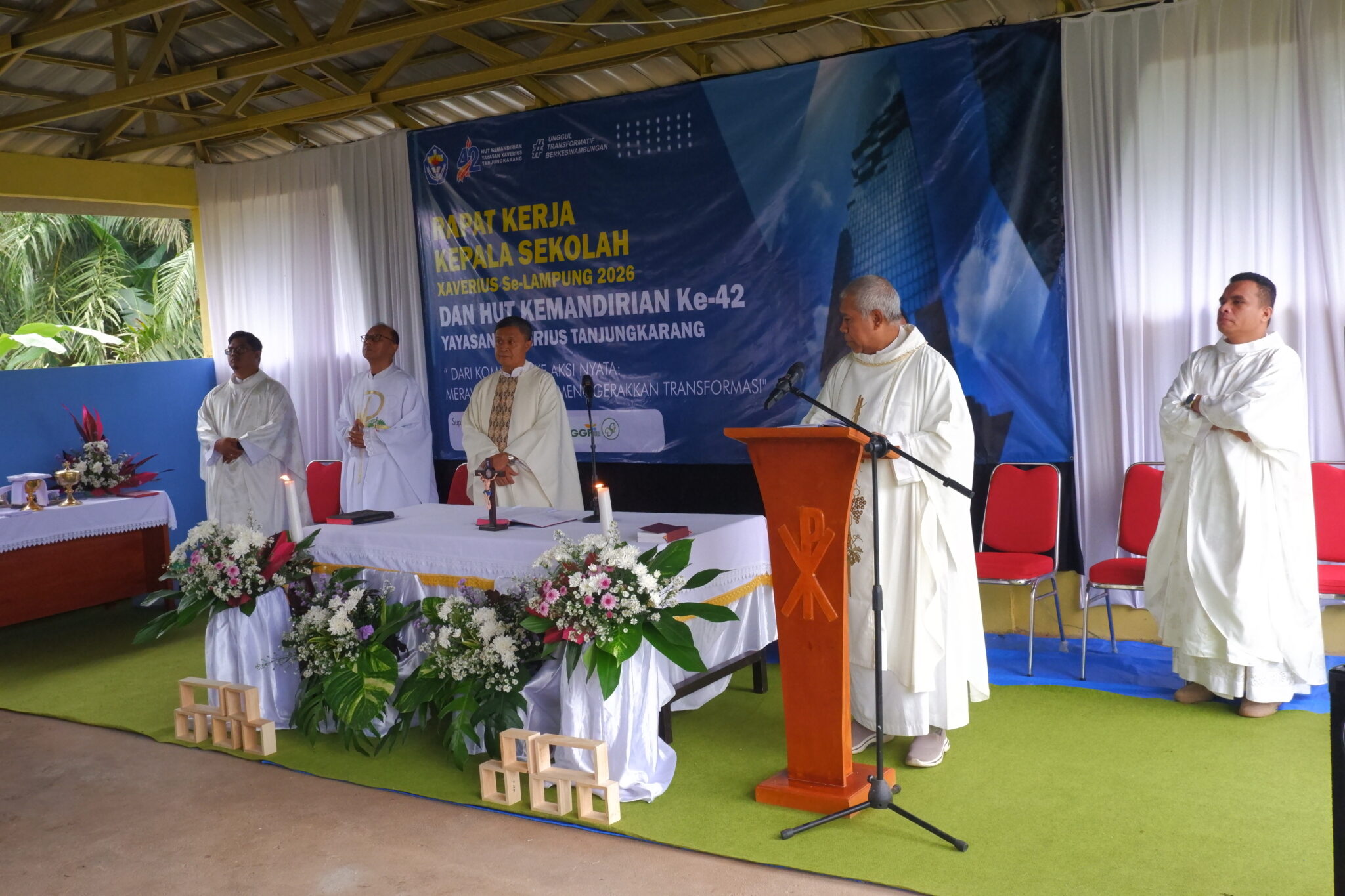 HUT Kemandirian ke-42, Yayasan Xaverius Tanjungkarang Teguhkan Semangat Pelayanan