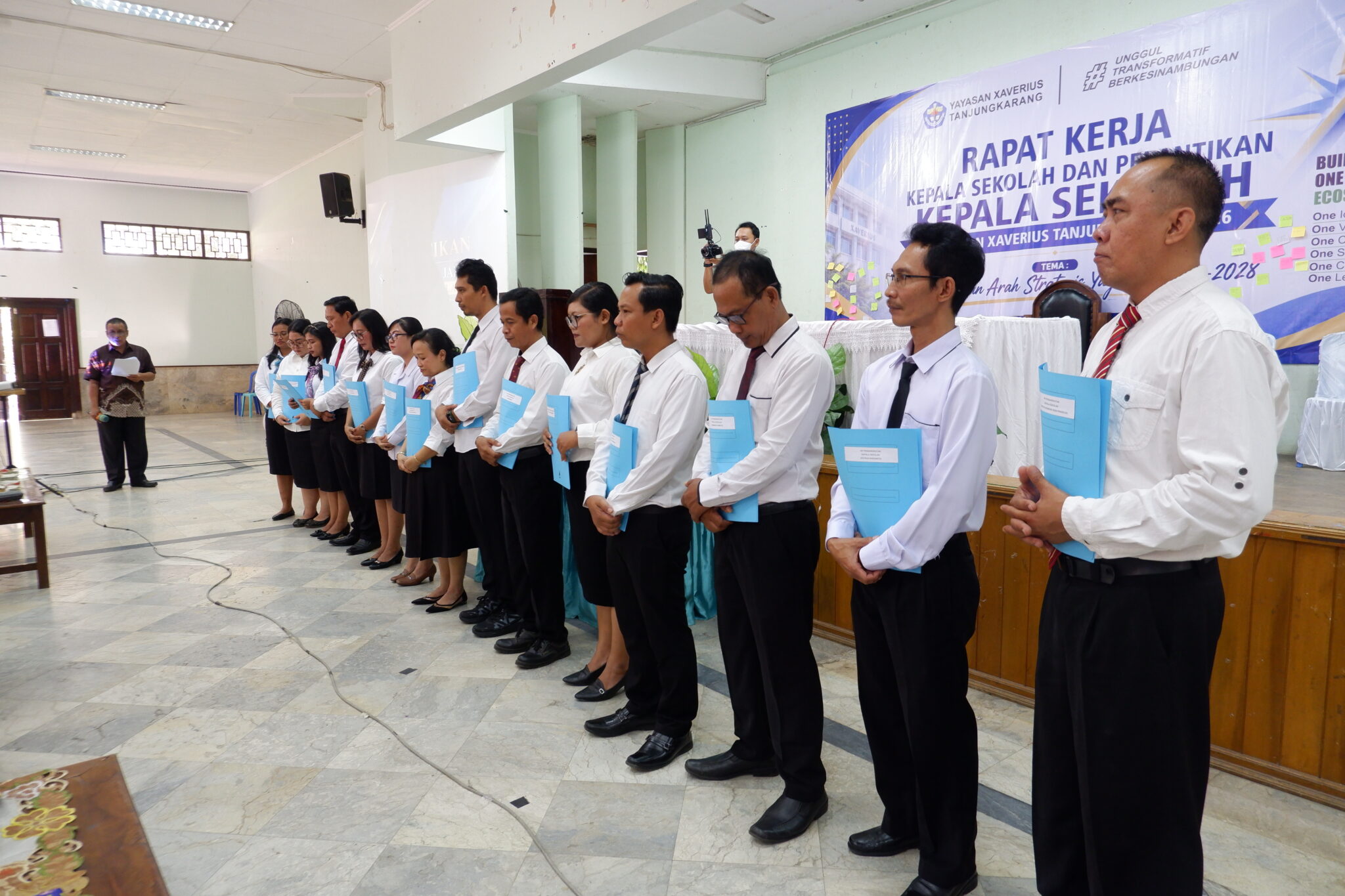 Pelantikan dan Serah Terima Jabatan Kepala Sekolah Perkuat Kepemimpinan Transformasional di Yayasan Xaverius