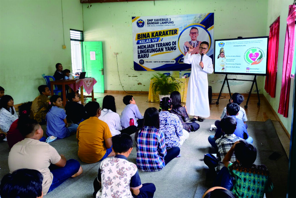 Menjadi Terang di Lingkungan Baru, 39 Siswa SMP Xaverius 3 Bandar Lampung Bina Karakter dan Spiritualitas