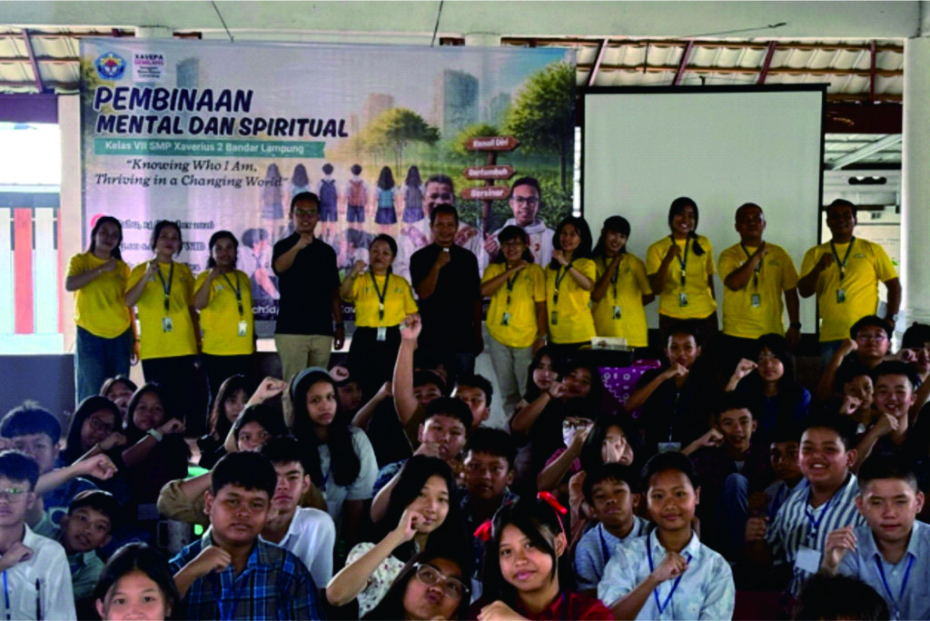 SMP Xaverius 2 Bandar Lampung Gelar Bina Mental Spiritual Kelas VII: Ajak Siswa Mengenal Diri dan Tangguh di Dunia yang Berubah